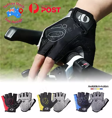 Half Finger Sports Gloves Bicycle Bike Anti-Slip Cycling Gloves Men Women AU  • $9.98