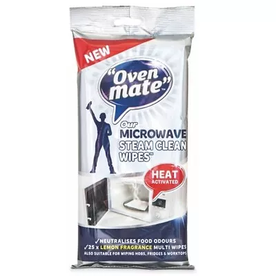 £4.99 • Buy Oven Mate Microwave Steam Clean Wipes