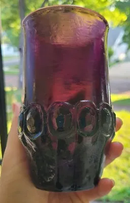 2 Vintage Tiffin Franciscan Amethyst Madeira Purple MCM Iced Tea Tumbler Glasses • $26