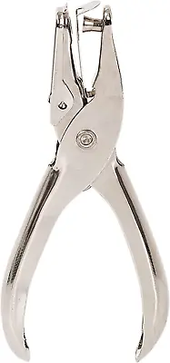 Single Hole Punch Single Hole Pliers Punch One Hole Chrome Metal Perforator For • £4.85