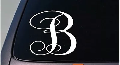 LETTER B 6  Monogram Sticker Decal Truck Car Window Teach Craft Initials *D773* • $3.39