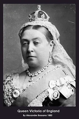 Queen Victoria Of England Alexander Bassano Photograph 1882 Poster Print • $6.49