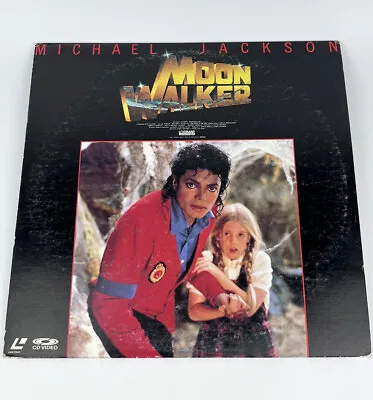 MICHAEL JACKSON Moonwalker LASERDISC Movie JAPAN 1988 Issue W/ Sean Lennon RARE • $49.99