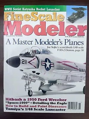 November 1996 Fine Scale Modeler Magazine FSM - Planes Rocket Launcher • $6.95