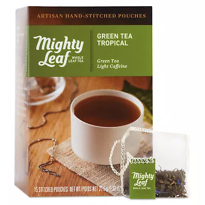 Mighty Leaf Tea Whole Leaf Tea Pouches Green Tea Tropical 510138 • $14.95