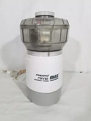 Presto Minnie Max Mini Compact Food Processor Pulse Counter Top Model 0290001 • $29.99