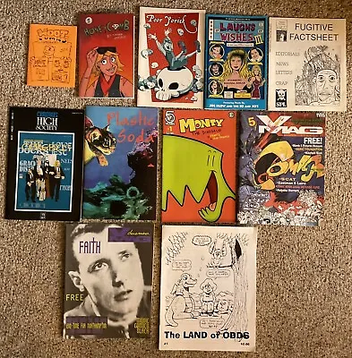 Lot Of 11 INDEPENDENT/COMICS/FANZINES/PROGRAMS 1992-22 Cerebus/Moot/Honeycomb++ • $14.99