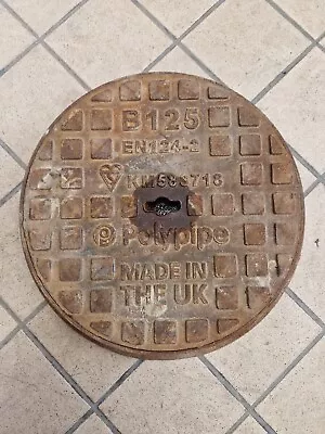 £60 • Buy Cast Iron Ductile 300mm Inspection Chamber Cover Round Manhole Cover B125