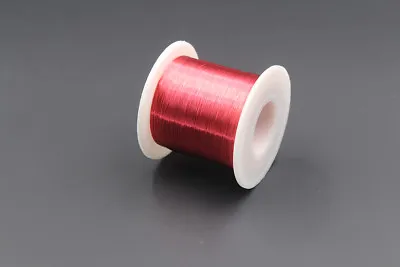 Red Color Enameled Copper Wire 150g 38AWG 0.1mm 2000m Magnet Wire • $8