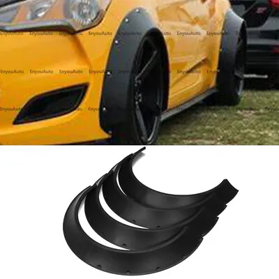 33   4pcs Universal Car Tires Fender Flares Over Wide Body Wheel Arches Flexible • $78.85