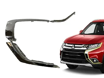 Fits 2016-2021 Mitsubishi Outlander Front Bumper Chrome Molding Left Driver Side • $64.08