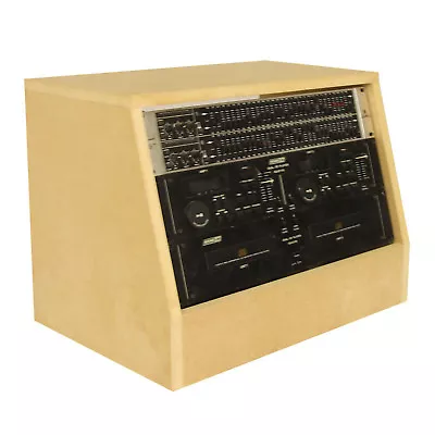 £73 • Buy 6u 19 Inch Angled Desktop Rack Pod - Recording Radio Studio Furniture (SMP6A)