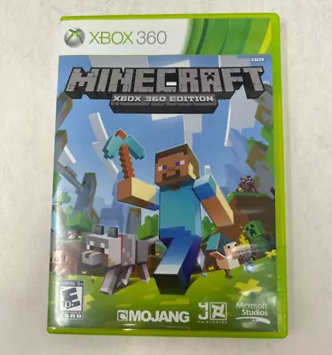 Case Only NO GAME OR MANUAL Minecraft Xbox 360 Edition Authentic • $9.95