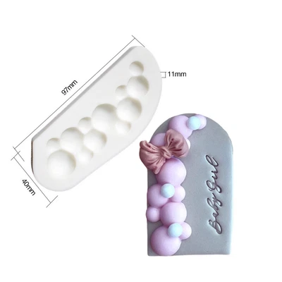 £2.69 • Buy Bubble Ball Silicone Fondant Mould Cake Topper Mold Chocolate Candy Baking Decor