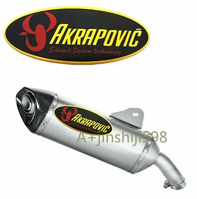 Motorcycle Akrapovic Heat-resistant Exhaust Pipes Raing Decal Sticker 14.5*4.4cm • $4.74