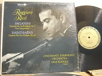 Decca Dl 10106 Ricci Rudolf Paganini Cto #2 Saint-saens Cto #1 1965 Mono Nm • $8.50