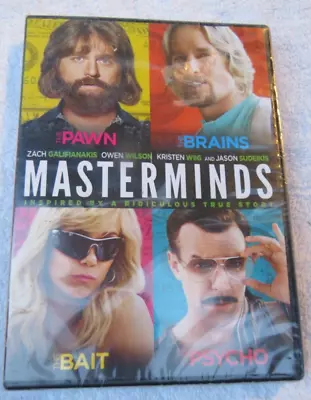 Masterminds -  DVD NEW/SEALED • $3.08