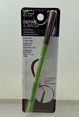 New Maybelline Define A Brow 644 Light Brown Brow Pencil  • $18