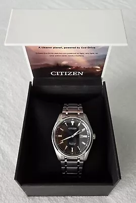 Citizen Eco-Drive Sport Luxury Super Titanium Quartz Men's Watch AW1248-80E • $159