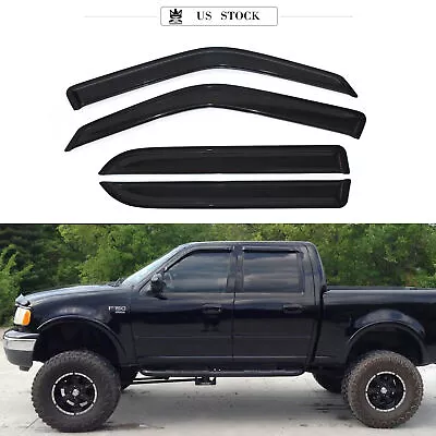 Window Visor Deflector Fts 01-03 Ford F-150 Crew Cab 02-03 Lincoln Blackwood • $39.99