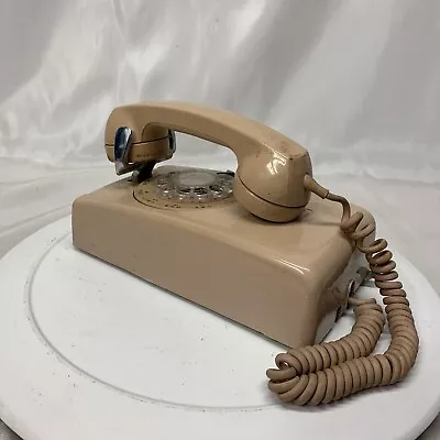 Vintage Western Electric 554BMP Rotary Ivory Wall Telephone 1970/ PRN-RT • $34.99