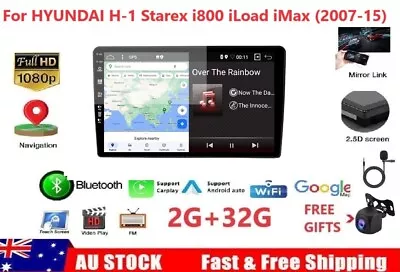 9  (2G+32G) GPS BT WiFi CARPLAY ANDROID Stereo For HYUNDAI H-1 Starex IMAX ILoad • $240.50