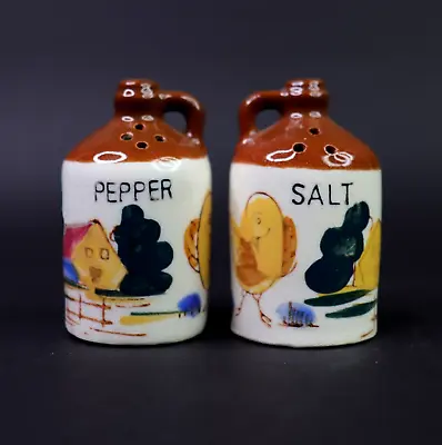 Vintage Japan Ceramic Baby Chicken Chickie Farm House Salt Pepper Shaker Set • $14.88