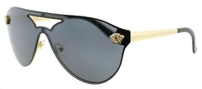 Versace Women's VE2161 100287 Gold/Grey Sunglasses • $130.99