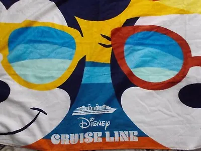 Disney Cruise Line Mickey Minnie Mouse 100% Cotton Multi-Color Beach Towel • $27.99