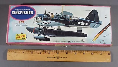 1974 Lindberg /172 Vought Os2u Kingfisher  #590 Complete  Unbuilt Model • $5