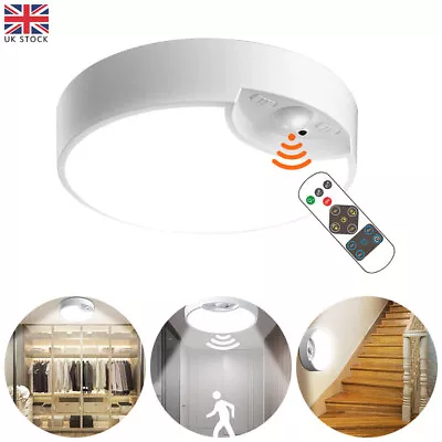 £13.78 • Buy LED Ceiling Light PIR Motion Sensor Light Bathroom Kitchen Living Room Wall Lamp