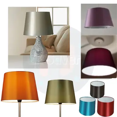 Empire Silk Fabric Drum Shape Table Lamp & Ceiling Light Shade- Shades Only • £9.97