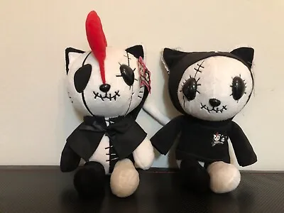 Official Taito H. Naoto Japan Hangry & Angry Hoodie Mohawk Plush Gothic Cat • $60
