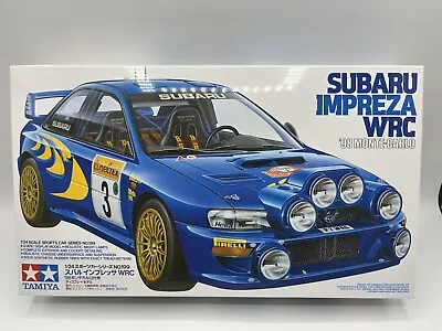 Tamiya 1/24 Subaru Impreza WRC '98 Monte Carlo Car Model Kit 24199 Scale 1:24 • £22.99