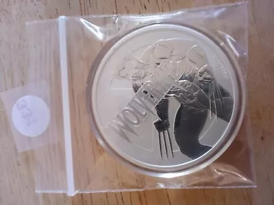 2021 Tuvalu Wolverine 1 Oz Silver Coin In Capsule - X-men - Marvel - .999 Fine • $65