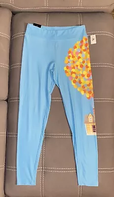 New Disney UP Leggings XL Carl House Balloons Pixar Cotton +MAP22 Disneyland • $22