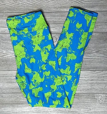 NEW LuLaRoe OS One Size Earth Countries Geography Maps Leggings • $21.99