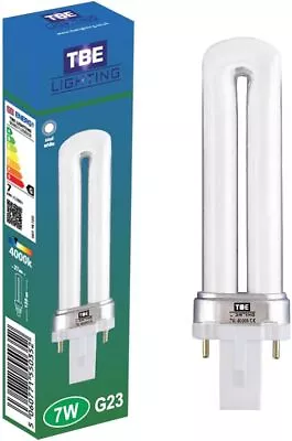 TBE LIGHTING 7W 9W G23 2-Pin CFL Energy Saving Lamps Tri-phosphor Coating • £6.50