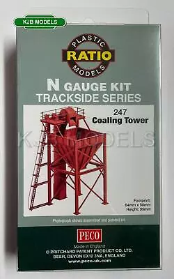 BNIB N Gauge Ratio 247 Coaling Tower - Plastic Kit • £32.50