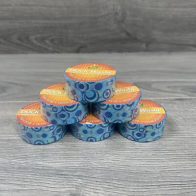 Lot Of 6- Duck Brand Duck Washi Tape Mini .75  X 180” • $22.94