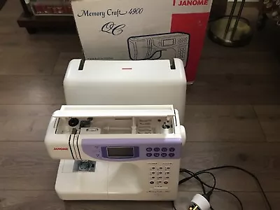 Janome Memory Craft Mc 4900 Sewing Machine. Faulty / Spares / Parts • £70