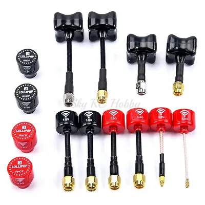 Lollipop3 V3 5.8Ghz FPV Antenna SMA/RP-SMA/MMCX/UFL Plug RHCP For RC Transmitter • $11.67