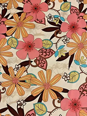 OOP Michael Miller  Floral Charm  Fabric Large Scale MCM Floral Design HTF 1+Yds • $17.25