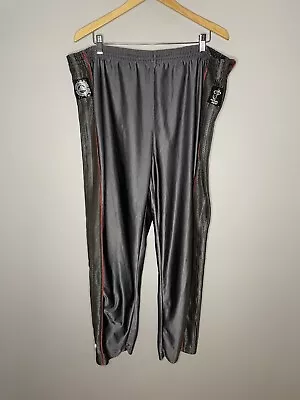 Vintage Adidas Team NBA Miami Heat Snap Off Tear Away Warm Up Pants Gray Size XL • $49.99