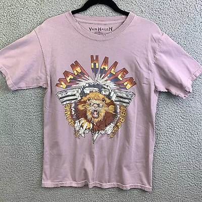 Van Halen Womens Live 1982 Lion Tee  Graphic T Shirt Sz Small Lt Purple Unisex • £11.27