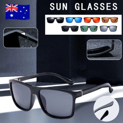 $15.50 • Buy Polarized Sunglasses Mens New Style Driving Sport Glasses Black Blue Red UV + 