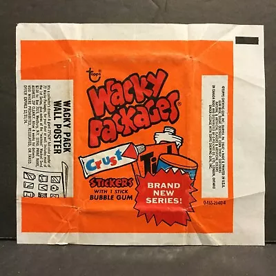 1974 Topps Wacky Packages Series 8 Wax Wrapper Code 0-465-21-02-4 Sku18F • $9.99