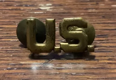 Vintage N. S. Meyer Inc. New York Military Insignia U.S. Brass Lapel Clutch Pin • $8.95