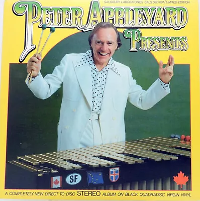 Peter Appleyard - Presents 1977 LP Album Ltd Salisbury Laboratories SALS D2D 0 • $10.69