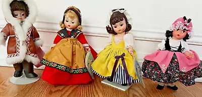 Set Of Four Vintage Madame Alexander 8” Dolls #590  #592  #442  #302 • $14.99